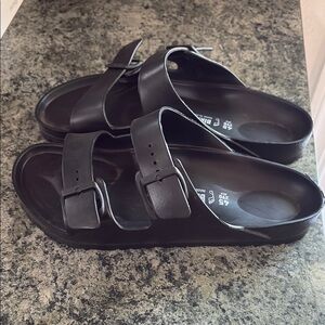 Birkenstock Black Double Strap Sandals size 45 (12)